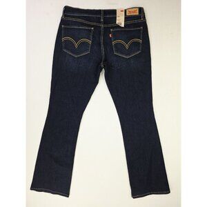 Levi's 30x32 Size 11 Juniors 524 Slim Ultra Low Rise Bootcut Blue Denim Jean NWT